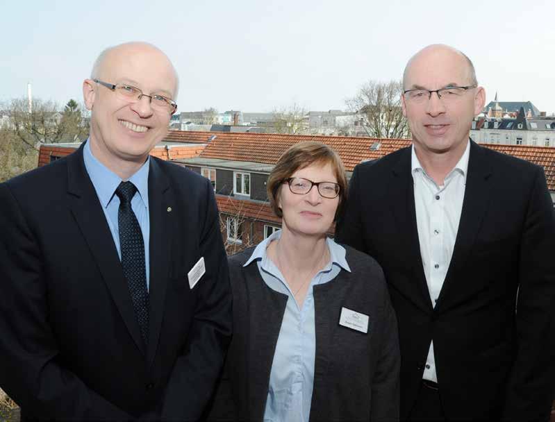 Wir sind sehr gut vorbereitet auf die generalistische Ausbildung : (v.l.) Klaus Drückler, Angela Diekmann und Ingo Tüchsen. Foto: Michel ÖBiZ im vergangenen Jahr in diesem Bereich verzeichnen.