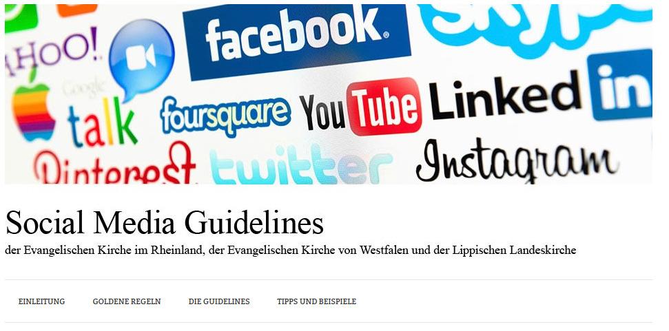 Social Media Guidelines 13 Soziale Netzwerke Mitarbeitende, die seitens der kirchlichen Stelle mit der Wahrnehmung der Kommunikation in sozialen Netzwerken beauftragt sind, haben die für die