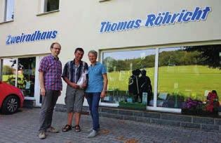 SEITE 30 ERSCHEINUNGSTAG: 01.09.2018 Neues vom Gewerbeverein Oberland e.v. 35 Jahre Zweiradhaus Röhricht Im Juli feierte unser Vereinsmitglied Thomas Röhricht das 35.