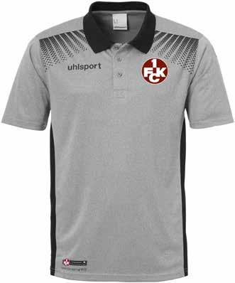 FCK GOAL GOAL POLO SHIRT Polyester Polo Shirt mit Knopfleiste vorverlagerte Schulternähte für