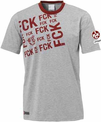 FCK MERCHANDISE FCK T-SHIRT Baumwoll T-Shirt mit kontrastfarbenem