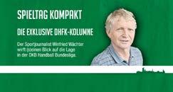 16 Grünweiss Das Magazin DHFK-Kolumne von Winfried Wächter Die Erfahrungen der Aushilfskraft Peter Hofmann ließ über einen gemeinsamen Freund ausrichten, er stünde zur Verfügung.