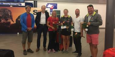 Am Montagabend landete das erfolgreiche Trio mit Bundestrainer Kay Vesely auf dem Flughafen Drei Leipziger Kanuten vertraten Deutschland erfolgreich bei der Kanurennsport WM in Portugal.