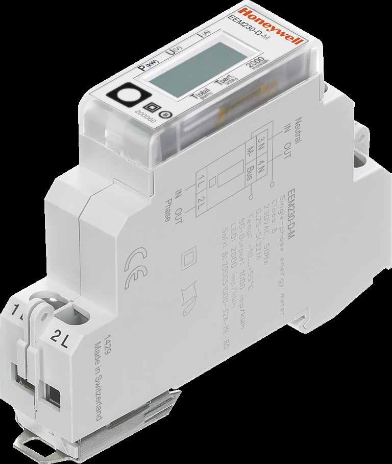 Energy meters EEM230-D-M Energiezähler mit integrierter M-Bus-Schnittstelle Energiezähler mit integrierter M-Bus-Schnittstelle zum Ablesen aller relevanten Daten wie Energie (Gesamt- und