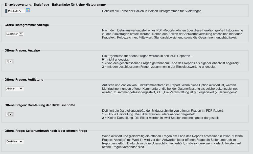 9 Reportdarstellung verändern Einstellungen/Werkzeuge/Reportverwaltung Hier können Sie sich bei Bedarf einen