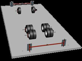 i-track JT MOB K II/596 Basic kit for wheel alignment, mobile workplace - PC Grundsats för hjulinställning, mobil arbetsplats - PC Grundausrüstung für Vermessung von Achsen und Rädern, beweglich