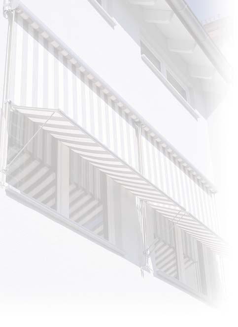 Die Elegante Edelstahl-Fassadenmarkise TECHNO Für die elegante Form der Fassadengestaltung im privaten Bereich sowie Objekteinsatz eignet sich besonders die Edelstahl-Fassadenmarkise