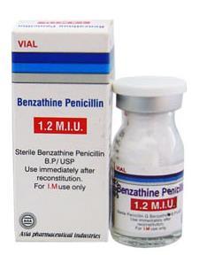 Therapie Benzathin - Penicillin (langwirksam) (USZ: Tardocillin) Normalfall