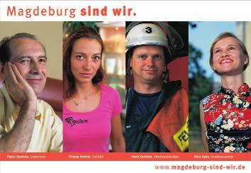KAMPAGNEN <<< PRO MAGDEBURG 11 Kampagne Magdeburg sind wir.