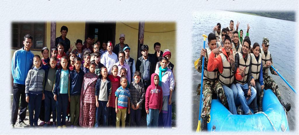 Westnepalprojekte (DCPJ) Aktivitäten Taubstumme Kinder Unterstützung der taubstummen Kinder mit Schulbildung, Unterbringung,
