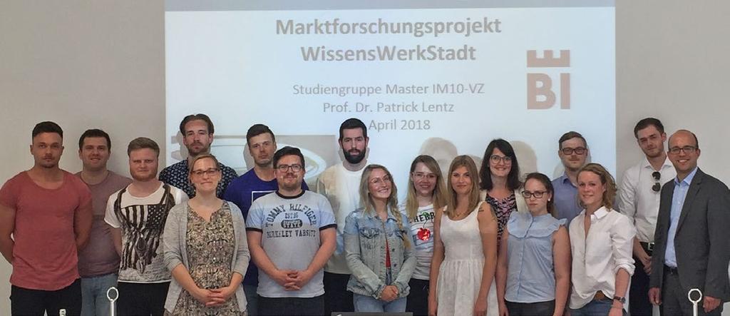 WissensWerkStadt für Bielefeld Zielgruppenforschung für die Stadt Bielefeld diesem spannenden Thema konnte sich der Masterstudiengang International Management in einem Kooperationsprojekt mit der