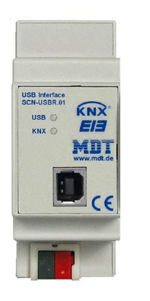 MDT USB/IP Interface N MDT Interface Reiheneinbaugerät Ausführungen SCN-USBR.01 USB Interface 2TE REG SCN-IP000.01 IP Interface 2TE REG SCN-IP100.01 IP Interface mit Routing 2TE REG SCN-LK001.