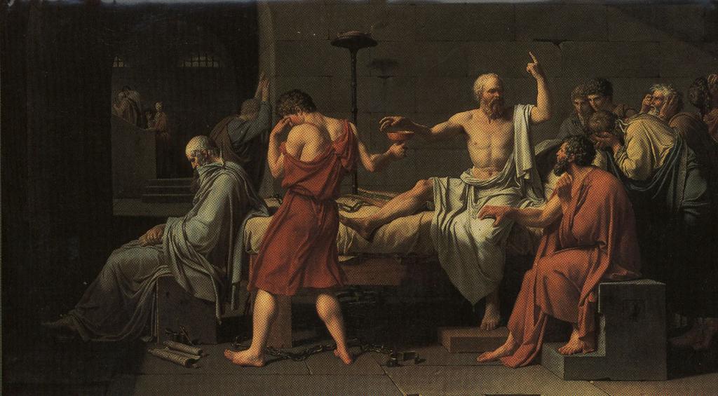 Tod des Sokrates (J.L. David 1787) H N CH 3 Sokrates 399 v.chr.