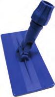 H 24 H 28 121072 Handpadhalter mit Stielhaltergelenk, 23 x 10 cm, blau 10,70 Support pour pad à main avec articulation pour le manche, 23 x 10 cm, bleu Porta pad a mano con snodo per il