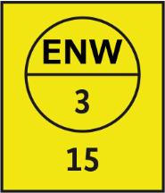 - 119 - l : B e i s p i e Erläuterung: Kennzeichen einer Prüfstelle für Elektrizitätsmessgeräte (E), zuständige Behörde Nordrhein-