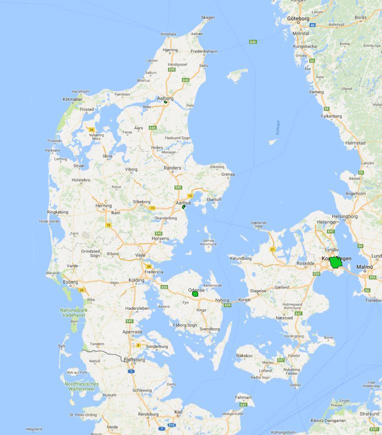 Dänemark 4 Umweltzonen in