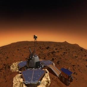 Mars-Invasion Wir erforschen die Oberfläche des Planeten Mars, wie sie die verschiedenen Raumschiff- Invasoren der Erde gesehen haben. Wir überfliegen grosse Spalten, Canyons und Vulkane.