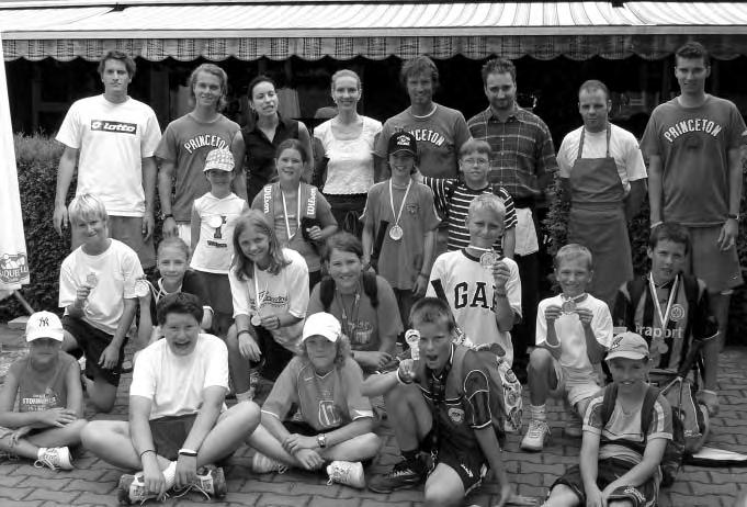 Jugend Die Tennis- und Küchenmeister des fünftägigen Tenniscamps ein Thema erarbeiteten.