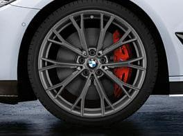 0" Doppelspeiche 669 M (er) Die hochwertigen 0" BMW M Performance Leichtmetallräder sind