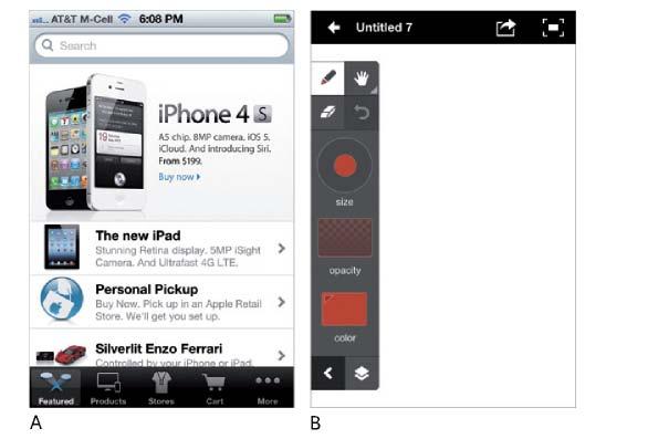 5.3 Designs für kleine Displays Chrome-Elemente in mobilen Apps Folie 139 von 17 5.
