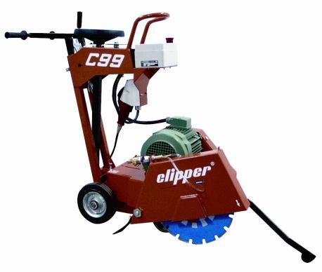 Maschinen Fugenschneider C99 E 75.3 Die Clipper C99 E 75.3 ist ein robuster und vibrationsarmer Fugenschneider mit vielen Vorteilen in der Ergonomie und Handhabung.
