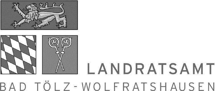 Landratsamt Bad Tölz - Wolfratshausen - Amt für Jugend und Familie - Prof.-Max-Lange-Platz 1 Frau Bamann 83646 Bad Tölz Tel.: 08041 / 505-195 Fax: 08041 / 505-148 email: amtjugendfamilie@lra-toelz.