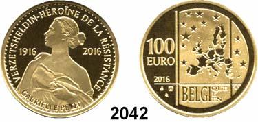 ...Polierte Platte** 40,- 2041 12 1/2 Euro 2015 (1,25 g fein). Belgisches Königshaus - Philippe. KM 355. GOLD Im Originaletui mit Zertifikat.