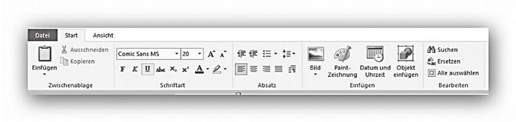 Den Computer bedienen: Eine Einladung mit WordPad schreiben Die Schrift verändern Die Schrift-Größe Nun hast du den Text markiert. Der Hintergrund ist blau.