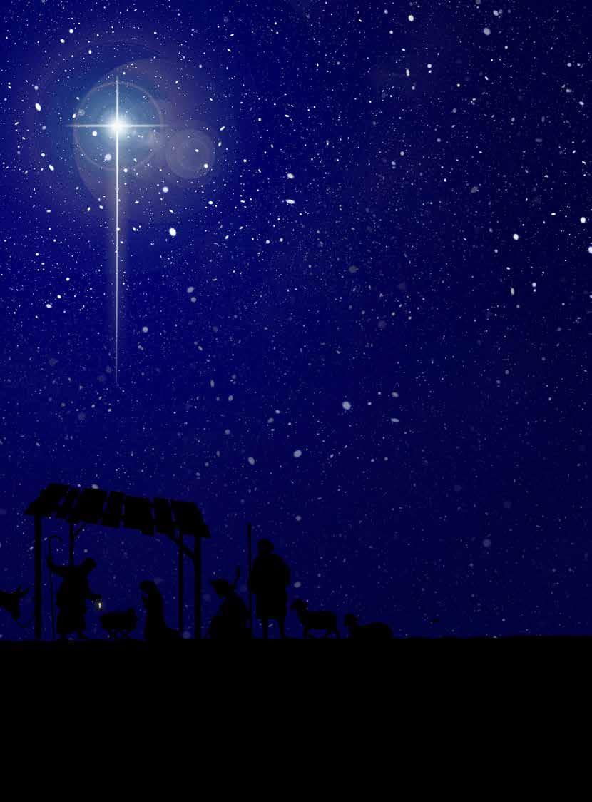 20 Stern über Bethlehem Es gibt viele Symbole für Weihnachten: die Kerzen, die Krippe, das Licht und der Stern, um nur einige zu nennen.