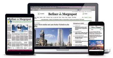 Als Magazin in der Berliner Morgenpost und zusätzlich in der Berliner Morgenpost Kompakt (Mo.-Fr.