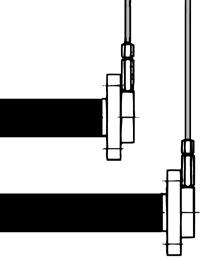 218) Saugleitung und Messleitung des Leckanzeigers sind mit einem geschraubten T-Fitting (Knotenpunkt KP) verbunden und an die Anschlussverbindung mittels Messabzweig angeschlossen.