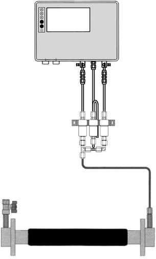 8.100 Lecküberwachung für doppelwandige Rohrleitungen Systembeschreibung Die Lecküberwachung Doppelwandige Rohrleitungen werden mit pneumatischen Leckanzeigeeinrichtungen permanent überwacht.