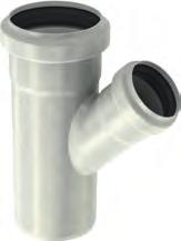 DN 2 Rohrsysteme 4 ACO Pipe Rohre Edelstahl ACO Pipe Reduziereinfachabzweiger 45 DN 1 DN 2 a [mm] b [mm] c [mm] Artikel- Nr. Gewicht Euro/Stk.