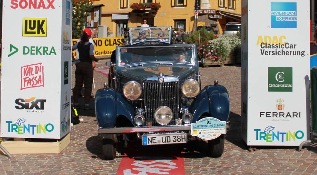 Klasse I Baujahre bis 1945 MG SA Tickford Drophead Coupé Dieter W. Odendahl und Ulrike Odendahl-Schubert Start-Nr.