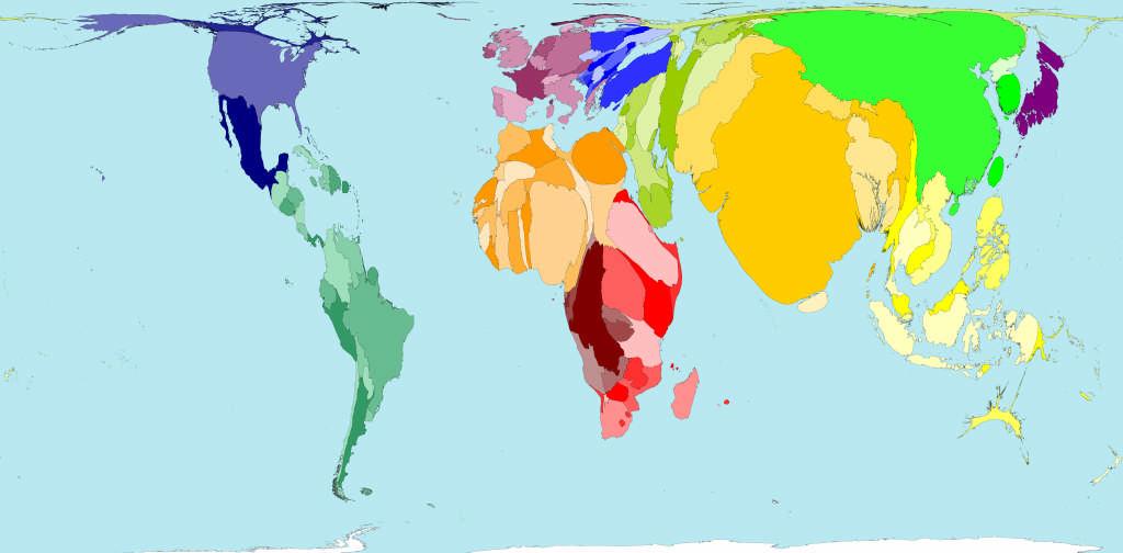 Verteilung der Weltbevölkerung 2050 Quelle: J von Braun, ZEF 2013, Worldmapper 2009 6 9 Milliarden