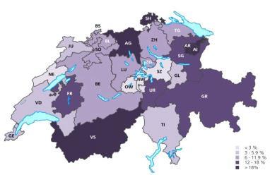 als die Schule mit den schweizweit meisten Teilnehmenden beim Wettbewerb von Schweizer Jugend forscht im