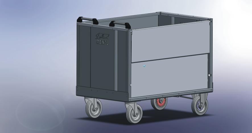 2) 1 Stück MEINDL- Rollcontainer ROCO Box (Nr.