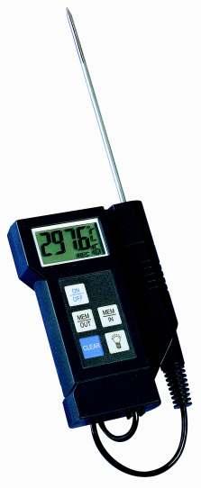 04.100.001 Temperaturmessgerät P400 Das P400 ist ein handliches und robustes Temperaturanzeigegerät für Widerstandsthermometer (Pt-100).