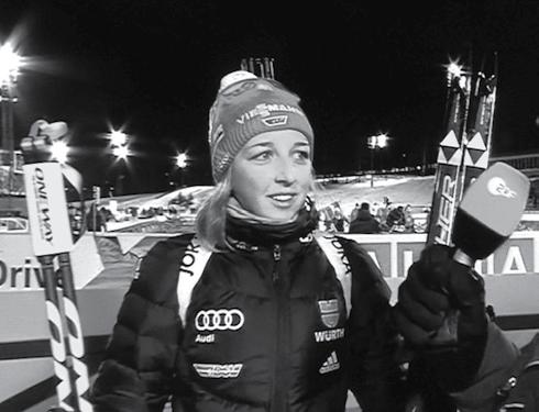 Das große Hoffen der vielen Fans... Ist Franzi Preuß, die 22-jährige Top-Biathletin aus Albaching, bis zum Start der Weltmeisterschaften in wenigen Tagen wieder fit und kann sie teilnehmen?