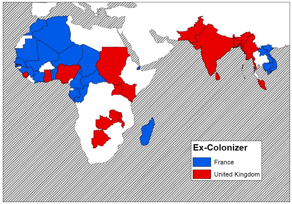 Konflikt in postkolonialen Staaten 1 1 Colonial Strategy Initial Inclusion Conflict Wucherpfennig, Hunziker, Cederman.
