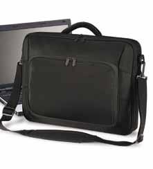 6 Monitorgröße Innenliegende Organizer-Sektion Fronttasche mit Reißverschluss Netztasche innen Volumen: 14 Liter Passend für 14 bis 17 Zoll Laptops