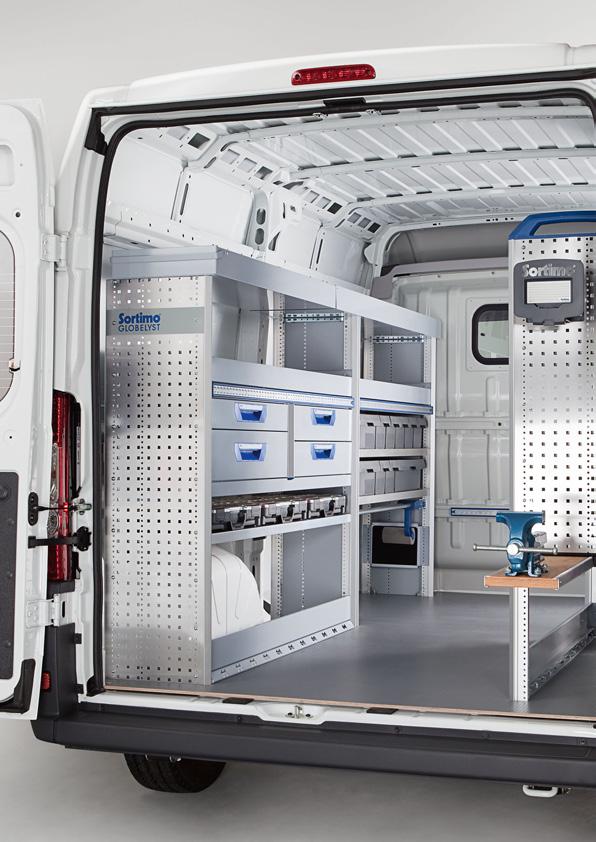 FIAT Ducato L2H1 profimobil- Sanitär 1 Langgutwanne inkl. 1 Schublade 34-6 Trennblechsatz und 2 Schubladen 34-8 Trennblechsatz und 1 Schublade 34-10 Trennblechsatz und 1 Fachbodenwanne 54-7 inkl.