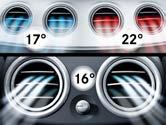 Klimazonen: Fahrer und Beifahrer können die Temperatur separat für ihre Seite einstellen.