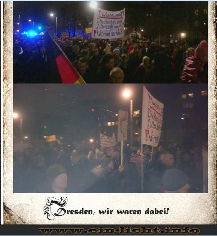 3.2.66 PEGIDA Aufmarsch in Dresden, 15. Dezember 2014 Veranstaltungsart: Marsch Teilnehmer*innen (insgesamt): 15.