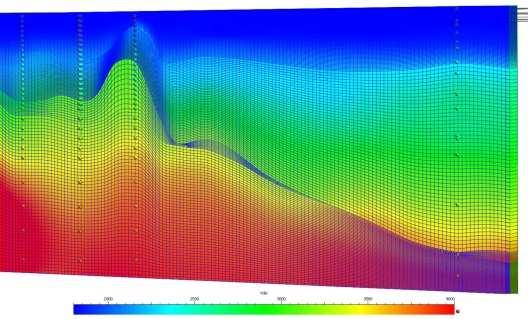Workflow 3D Interpretation von seismischen Profilen