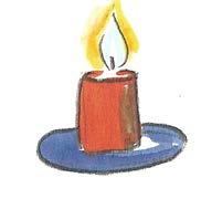 6. Wie lösche ich eine brennende Kerze oder ein Teelicht? Welche Möglichkeiten kennst du, eine Flamme zu löschen? Schreibe auf:.
