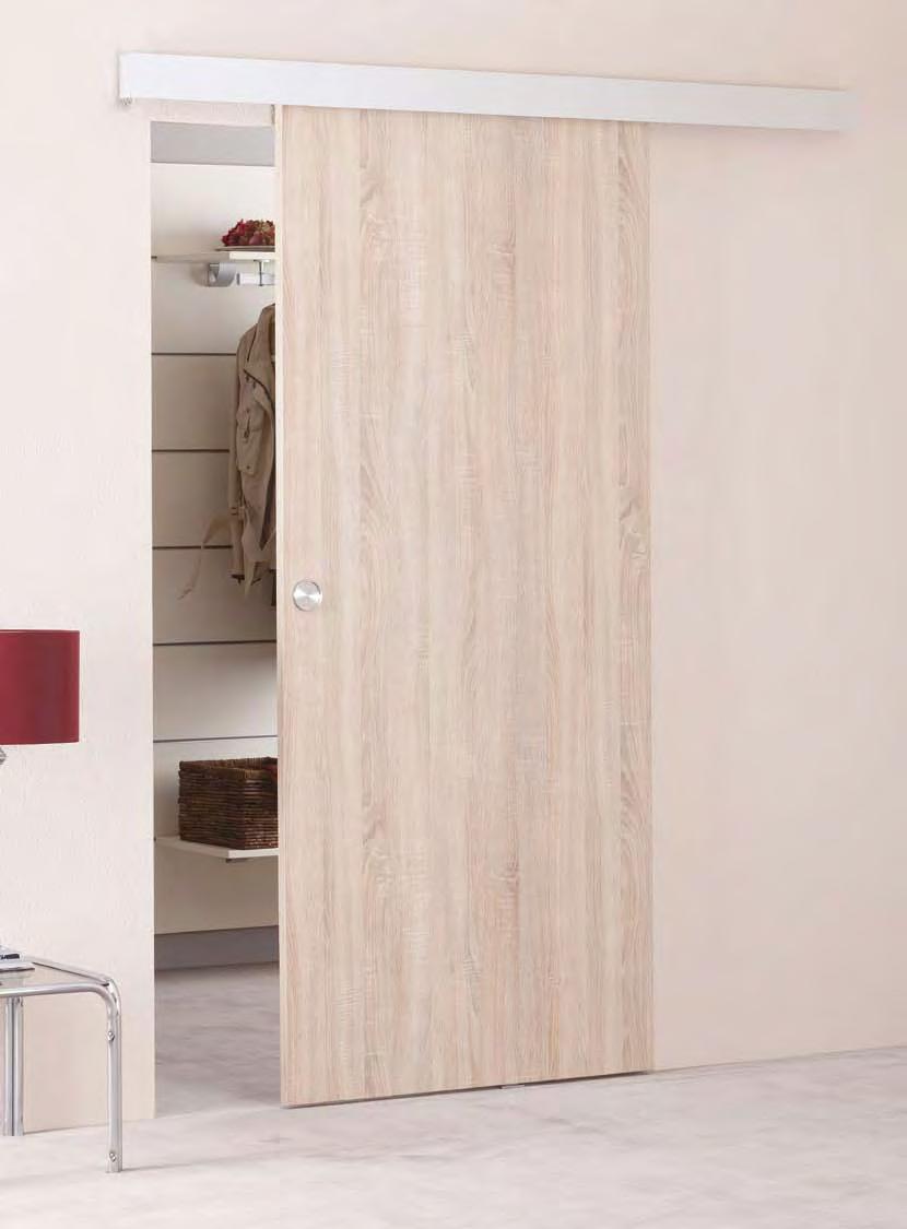holztüren mit melamin-dekoren Als Schiebetür im Standard- und Sondermaß Alternative Holz Für die Schiebetürsysteme Ideal und NOBEL bieten wir Ihnen Holz-Türblätter mit
