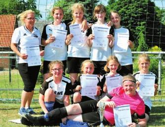 Bezirk Lüneburg Hedendorf/Neukloster qualifizierte sich in der Region Stade/Cuxhaven für das niedersachsenweite Finale im VGH-Girls Cup.