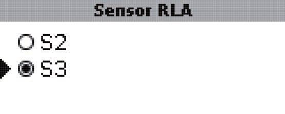 Installation Inbetriebnahme Einstellungen Fehlersuche Hydraulikschemen RLA Sensor Auswahl: S2, S3 Werkseinstellung: S3 Thermostatfunktion (nur in n Systemen 3 und 7) Therm.