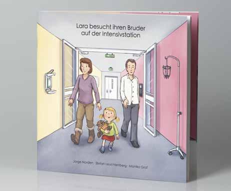 Das Buch hat zwei Anliegen: Es informiert Eltern, dass sie Geschwister zu Besuch auf die Intensivstation mitbringen dürfen.